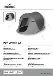 Rocktrail POP-UP TENT 2.1 Operation And Safety Notes