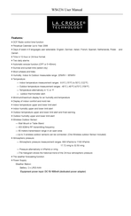 La Crosse Technology WS6236 User Manual