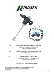 Ribimex PRBAT20/MIXSB User And Maintenance Manual