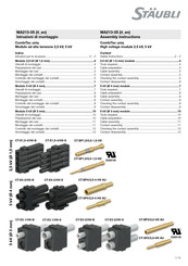 Staubli CombiTac uniq Assembly Instructions Manual