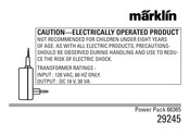 marklin 66365 Manual