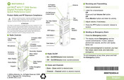 Motorola ASTRO APX 7000 Quick Reference Card