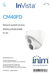 INIM InVista CM40FD Installation Manual