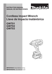 Makita GWT03 Instruction Manual