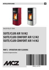 MCZ SUITE AIR 10 M2 Installation Manual