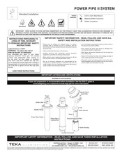 TEKA ILLUMINATION POWER PIPE II Manual