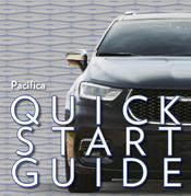 Chrysler PACIFICA 2023 Quick Start Manual