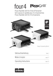 stockli PizzaGrill four4 Operating Instructions Manual