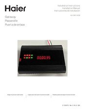 Haier HA-MA1ADB Installation Instructions Manual