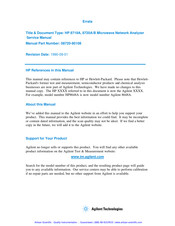 HP 8720A Service Manual