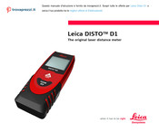 Leica DISTO D1 User Manual