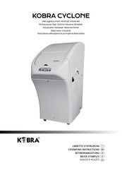 Kobra Cyclone Operating Instructions Manual