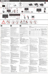 Lenovo ThinkVision T24m-29 Quick Start Manual