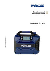 Wohler REC 400 Operating Manual