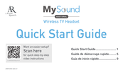 Acoustic Research MySound ARHTVHS Quick Start Manual