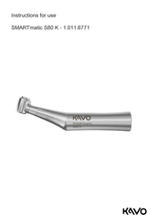 KaVo 1.011.6771 Instructions For Use Manual