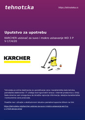 Kärcher WD 3 P V-17/4/20 Original Operating Instructions
