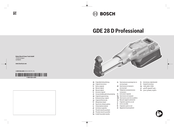 Bosch GDE 28 D Professional Instructions Manual