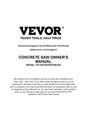 VEVOR DC180 Owner's Manual