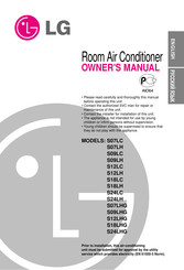 LG S07LHG Owner's Manual