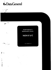 Data General NOVA 4/C Field Reference Manual