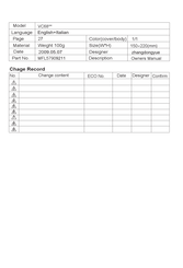 LG VC6816NRTQ Owner's Manual