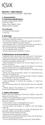 KSIX MOLECULE MULTI-SOCKET User Manual