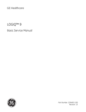 GE LOGIQ 9 Basic Service Manual