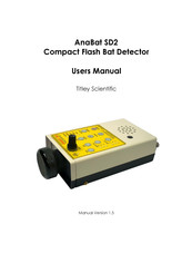 TiTLEY Scientific AnaBat SD2 User Manual