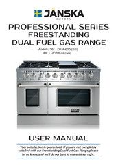 JANSKA PROFESSIONAL DFR-600 SS User Manual