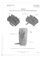 Bell System 1502 Series Reference
