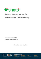 SHOTO Smart-Li Series Manual