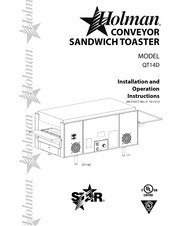 Star Holman QT14D Installation And Operation Instruction Manual