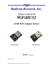 Radicom Research WiFiHU52 Designer's Manual