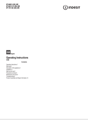 Indesit IP 641 S C UK Operating Instructions Manual