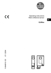 Ifm OJ50 Series Operating Instructions Manual