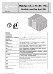 tepro Flex Shed XXL Manual