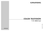 Grundig T 51-3035 text Manual