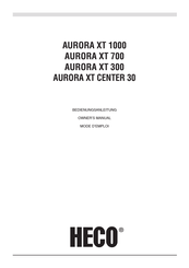 Heco AURORA XT Series Owner's Manual