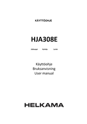 Helkama HJA308E User Manual