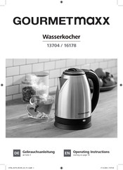 gourmetmaxx MU-D150-18 Operating Instructions Manual