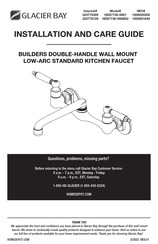 Glacier bay HD67736-0008D2 Installation And Care Manual