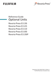 Fujifilm Revoria Press E1100 Reference Manual