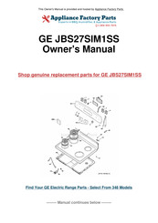 GE JBS27SIM1SS Owner's Manual