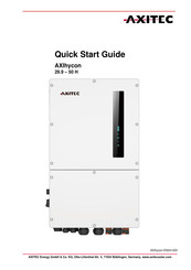 AXITEC AXIhycon 29.9 50 H Quick Start Manual