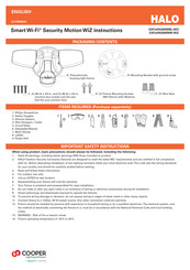 Cooper Lighting Solutions Halo ESF2ARGBWMBL-WiZ Instructions Manual