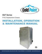 Cold Point 5QT Series Installation, Operation & Maintenance Manual