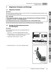 Audi 4M0.061.609 Installation Instructions Manual