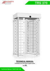 Ier Automatic Systems TRS 370 Technical Manual