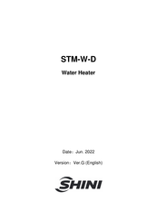 Shini STM-W-D Series Instruction Manual
